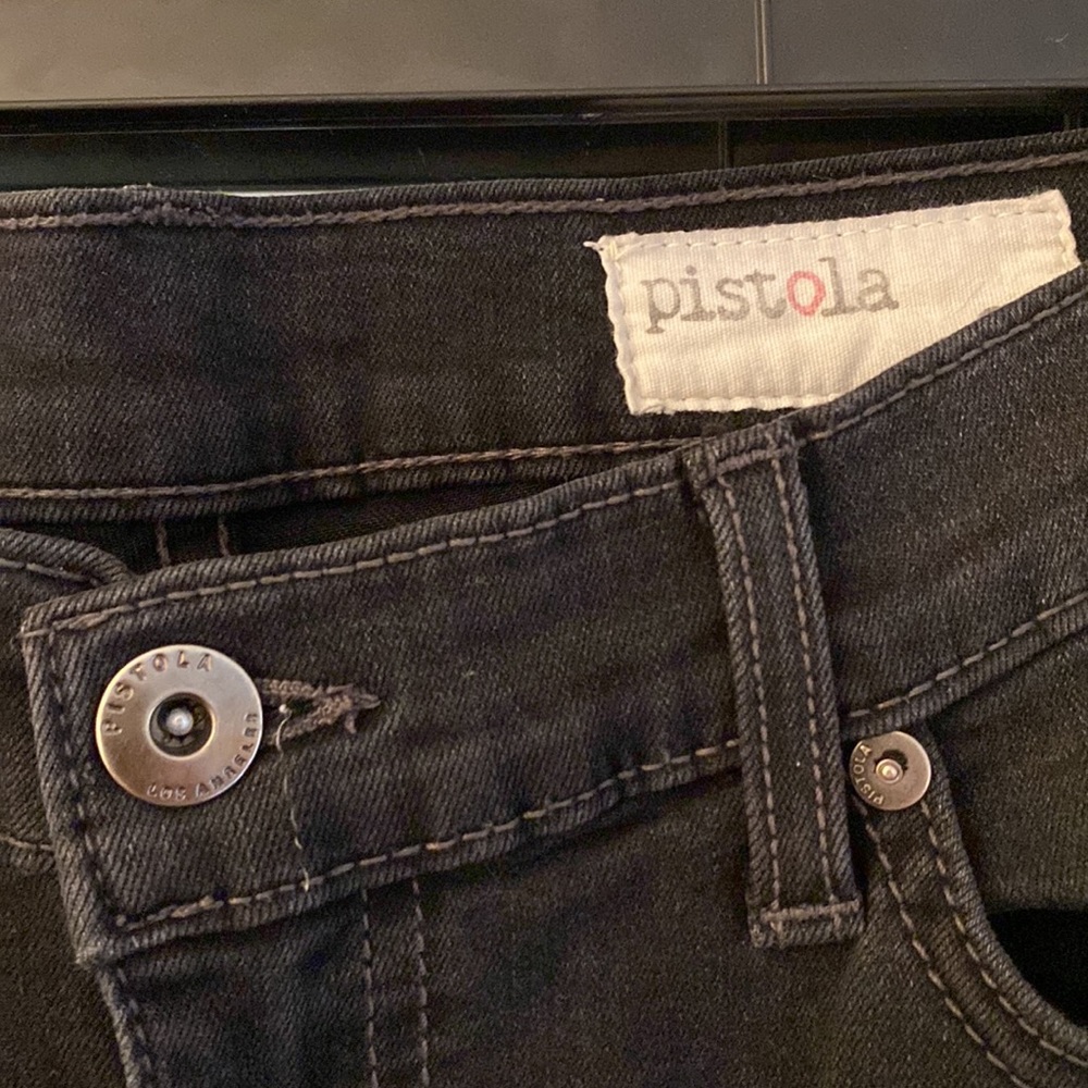 Pistola, 28, dark charcoal denim, made in USA, great condition!  Fall must!! - Picture 4 of 8